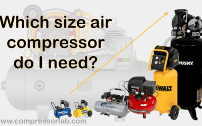 Which size of air compressor will I require?