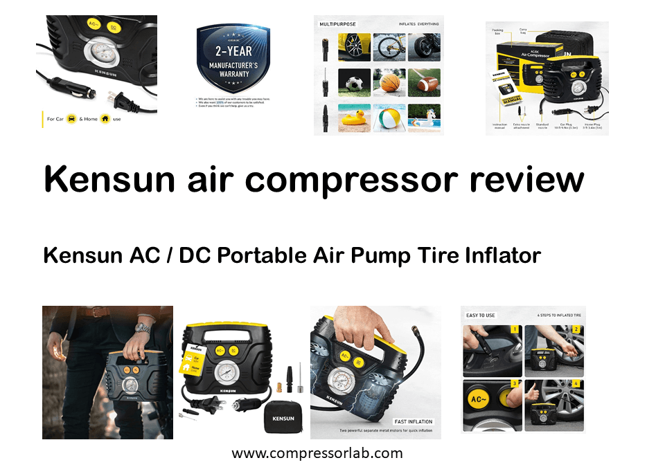 Kensun Air Compressor Review: A Portable Tire Inflator