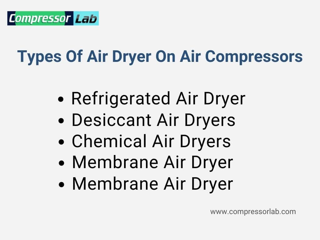 Types Of Air Dryer On Air CompressorsCompressed Air Dryers