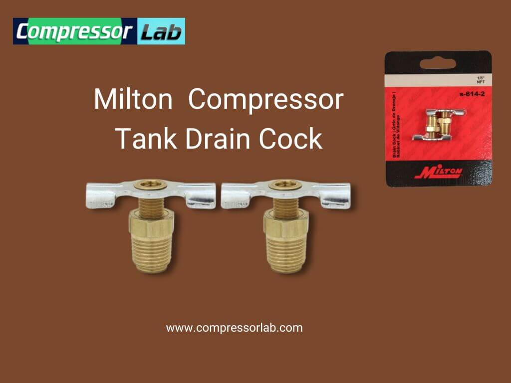 Milton Compressor Tank Drain Cock