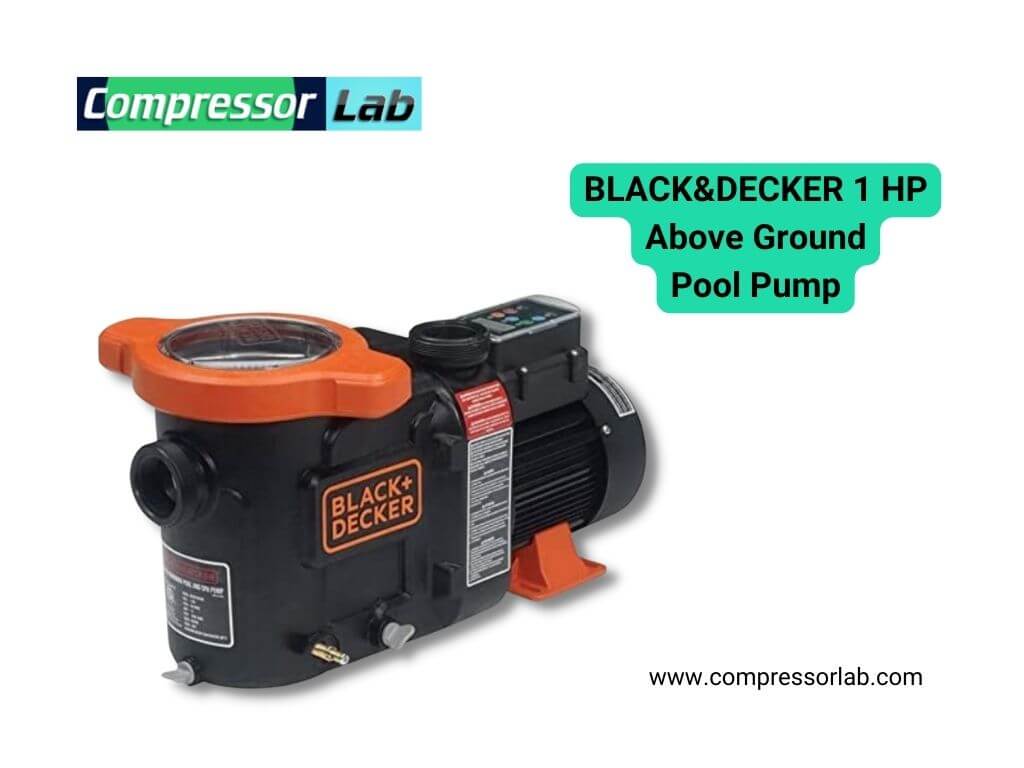 BLACK&DECKER 1 HP Above Ground Pool Pump