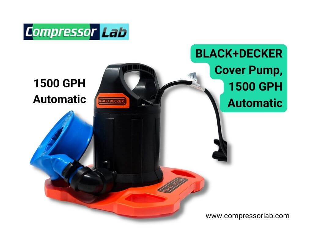 BLACK+DECKER Cover Pump, 1500 GPH Automatic