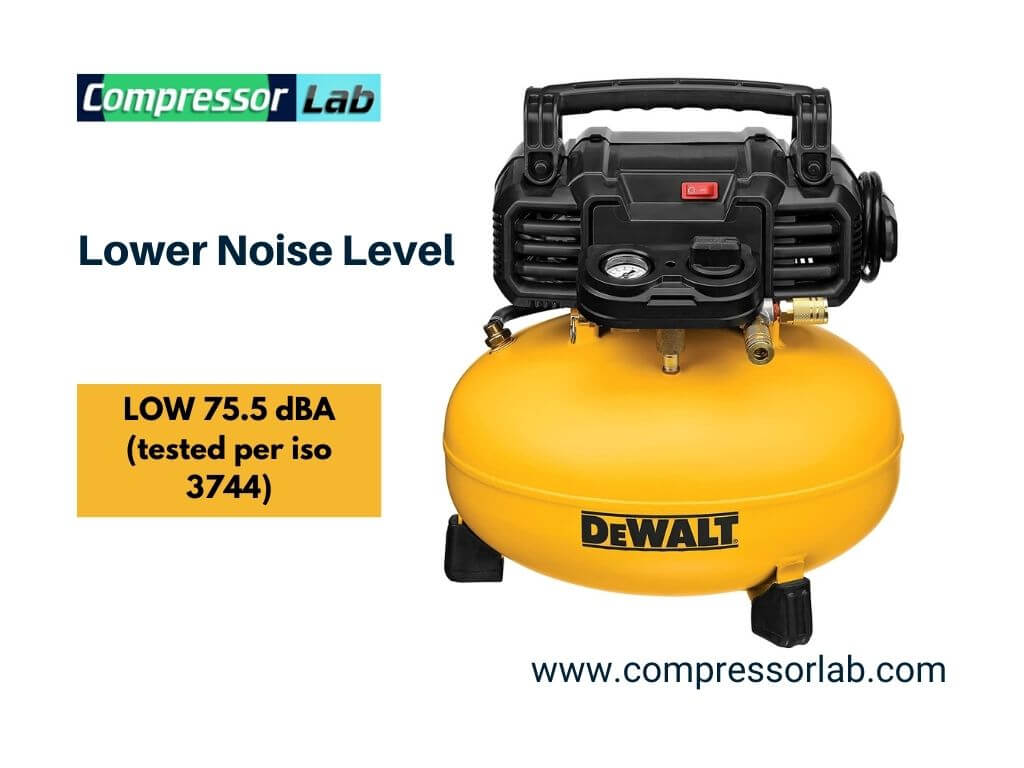 Lower Noise Level of dewalt dwfp55126