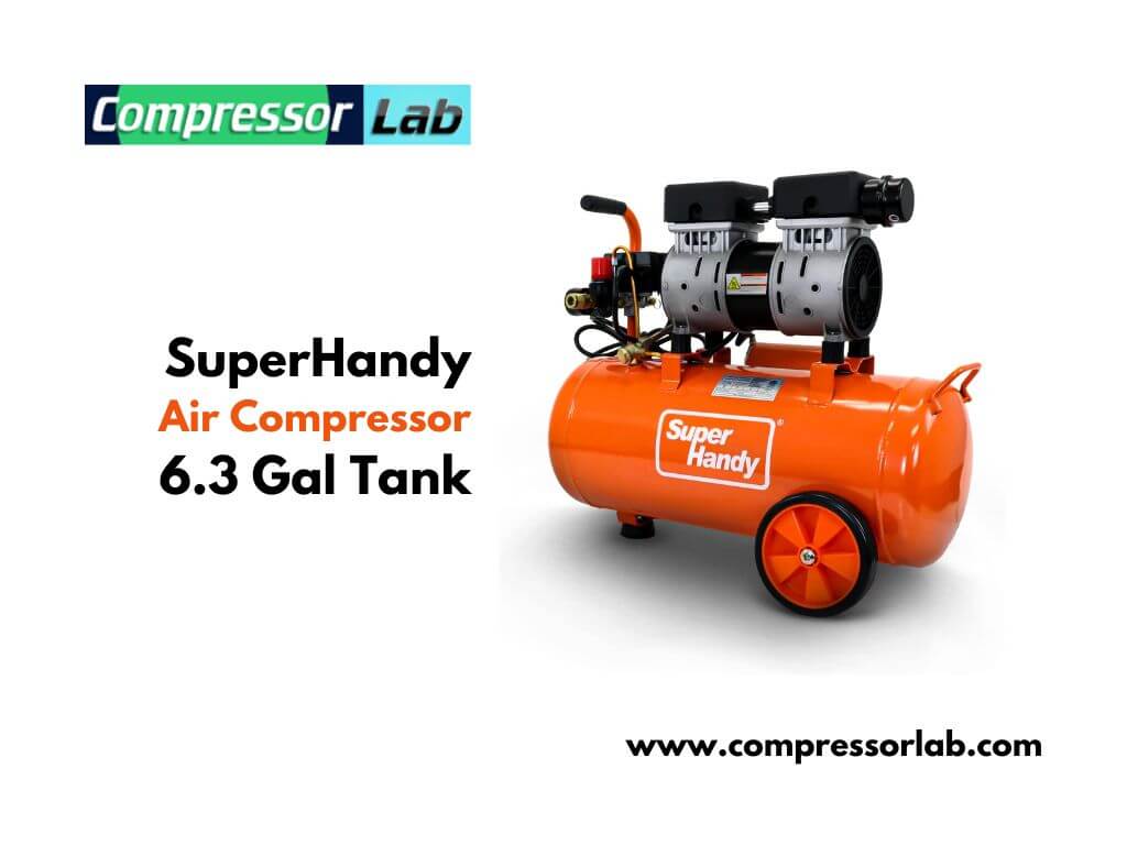 SuperHandy Air Compressor 6.3 Gal Tank