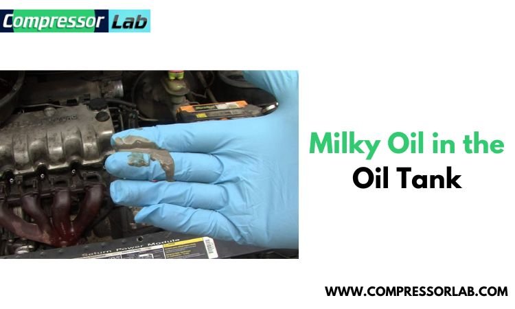 Milky oil in the oil tank