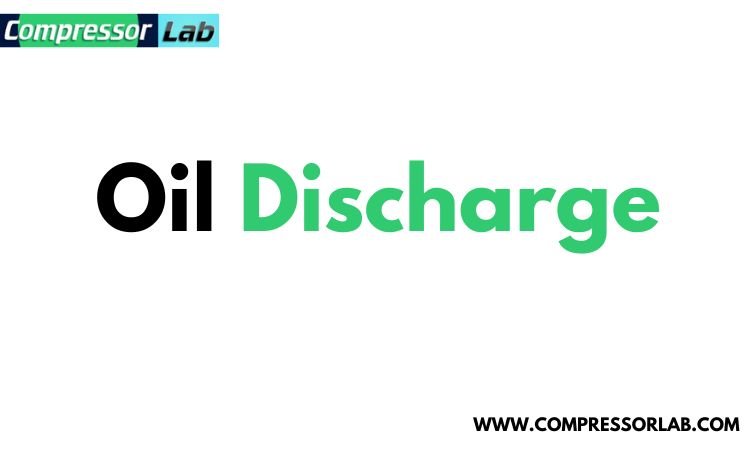 Oil discharge