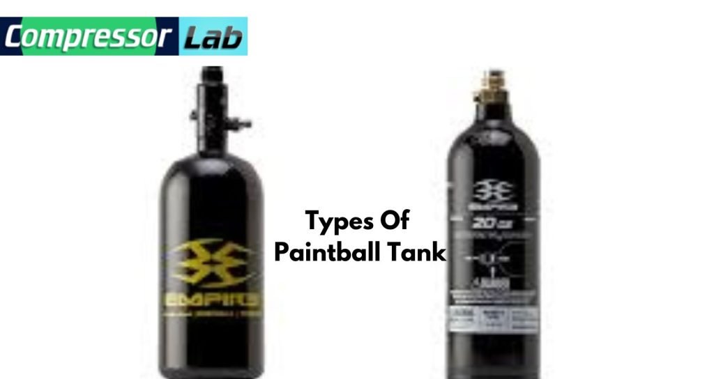 types of paintball tank