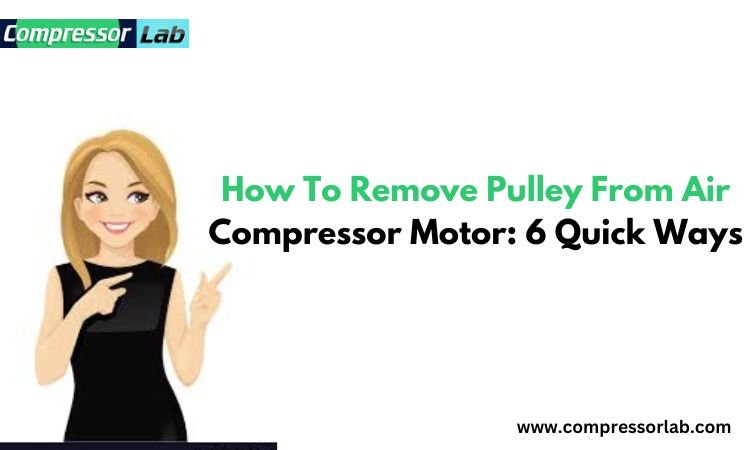 how to remove pulley from air compressor motor
