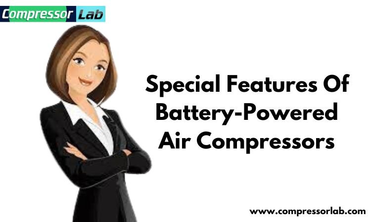 special features of battery-powered air compressors