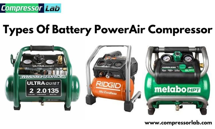 types of battery-powered Air compressor