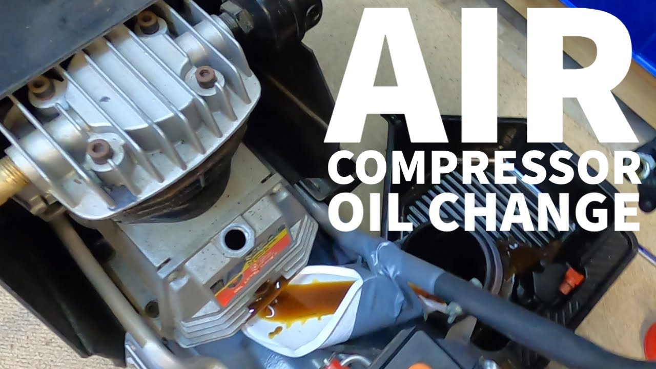 Air Compressor Oil Change Guide, How to Change Oil in an Air Compressor