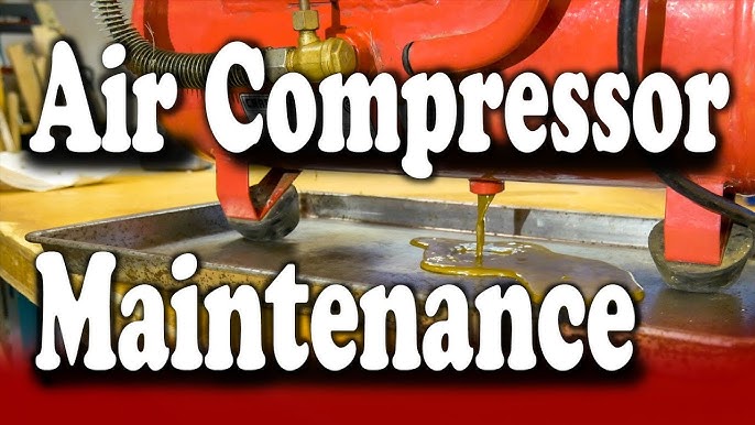 Draining Water from Air Compressor, Air Compressor Maintenance