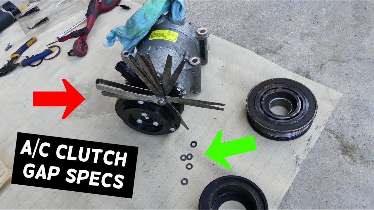 Adjusting the Compressor Magnetic Clutch Air Gap