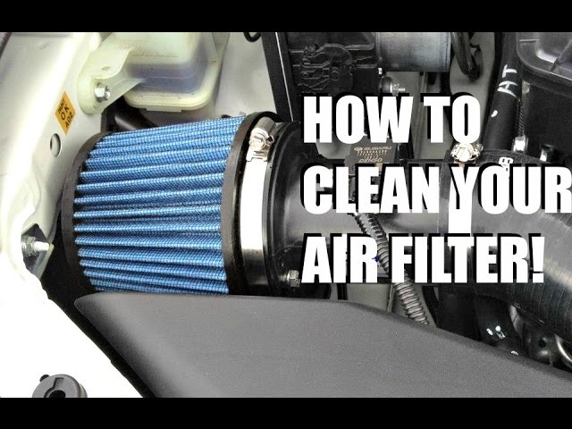 Air Compressor to Clean Car Air Filter