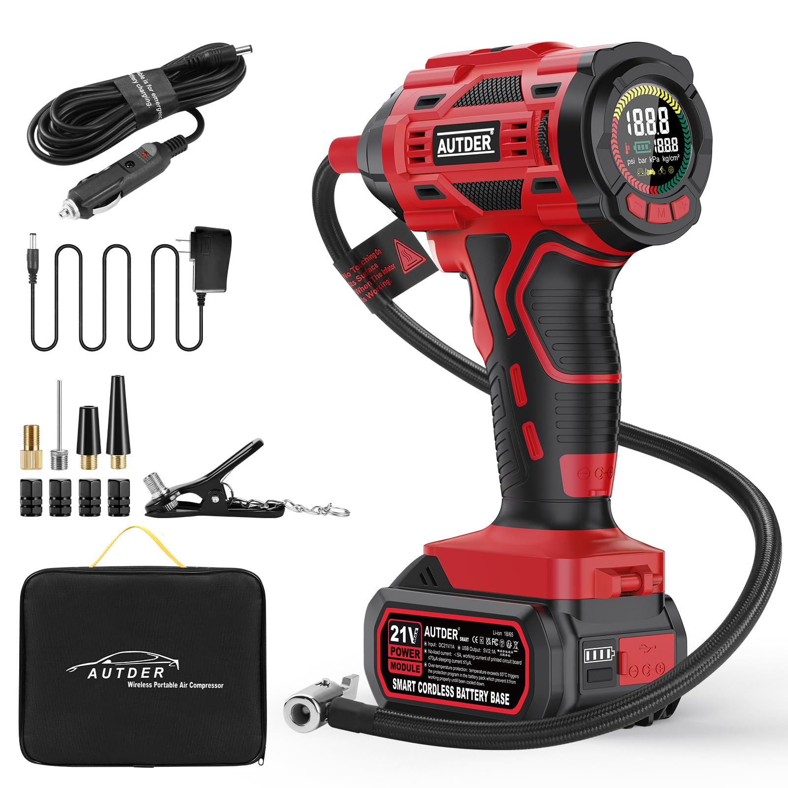 Battery And Air Compressor