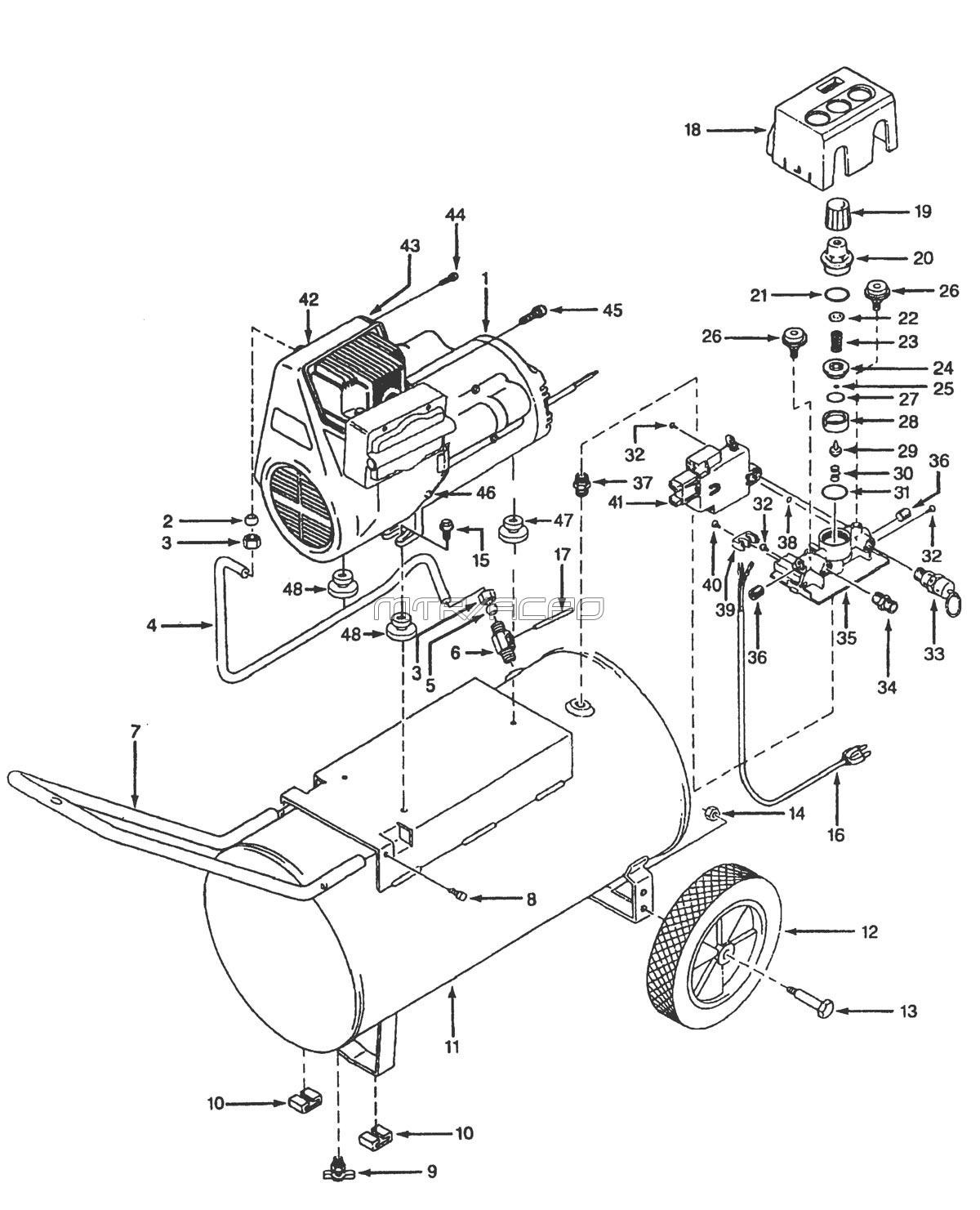 Campbell Hausfeld Air Compressor Parts