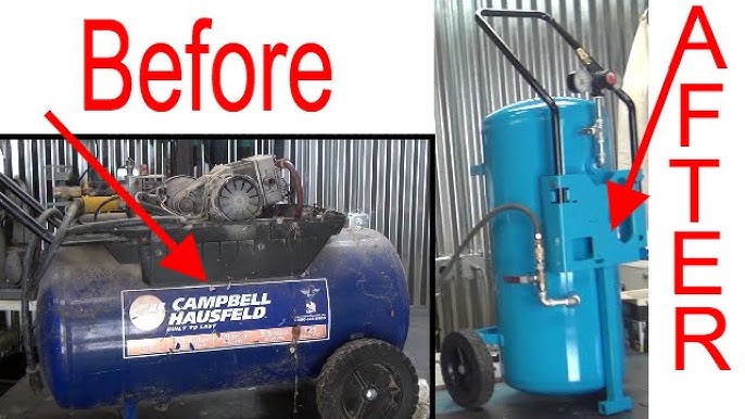 Convert Old Air Compressor to Air Tank