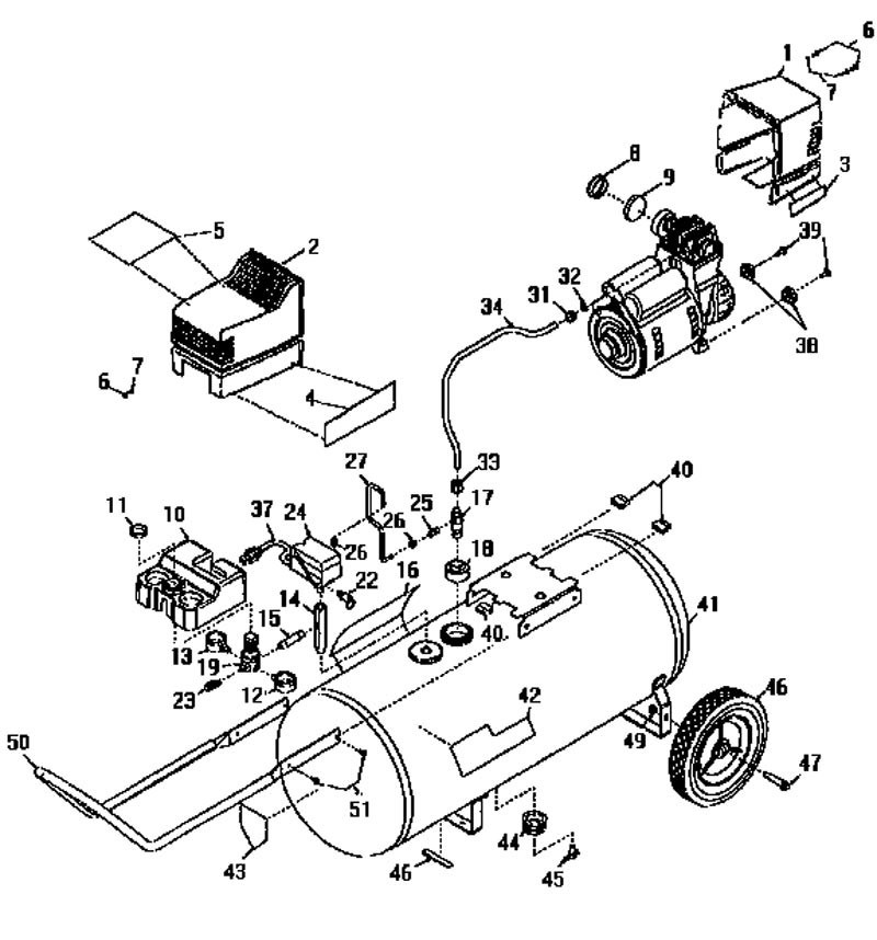 Craftsman Air Compressor Parts