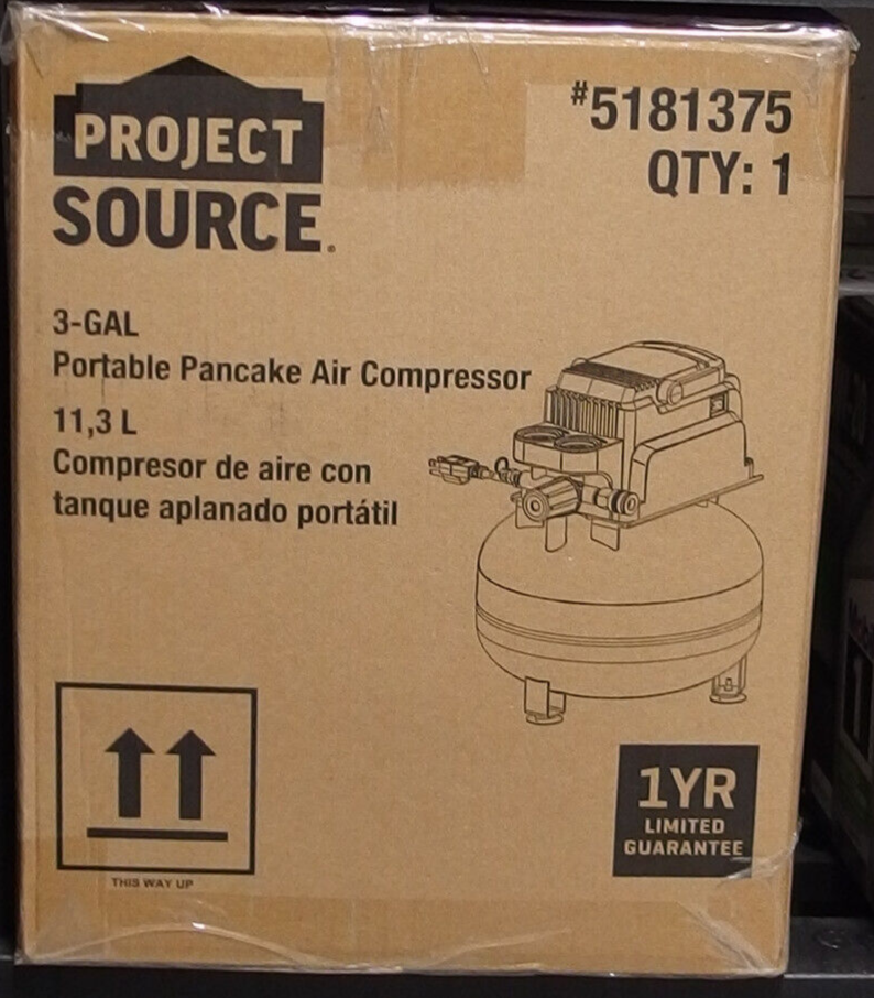 Gray Pancake Air Compressor