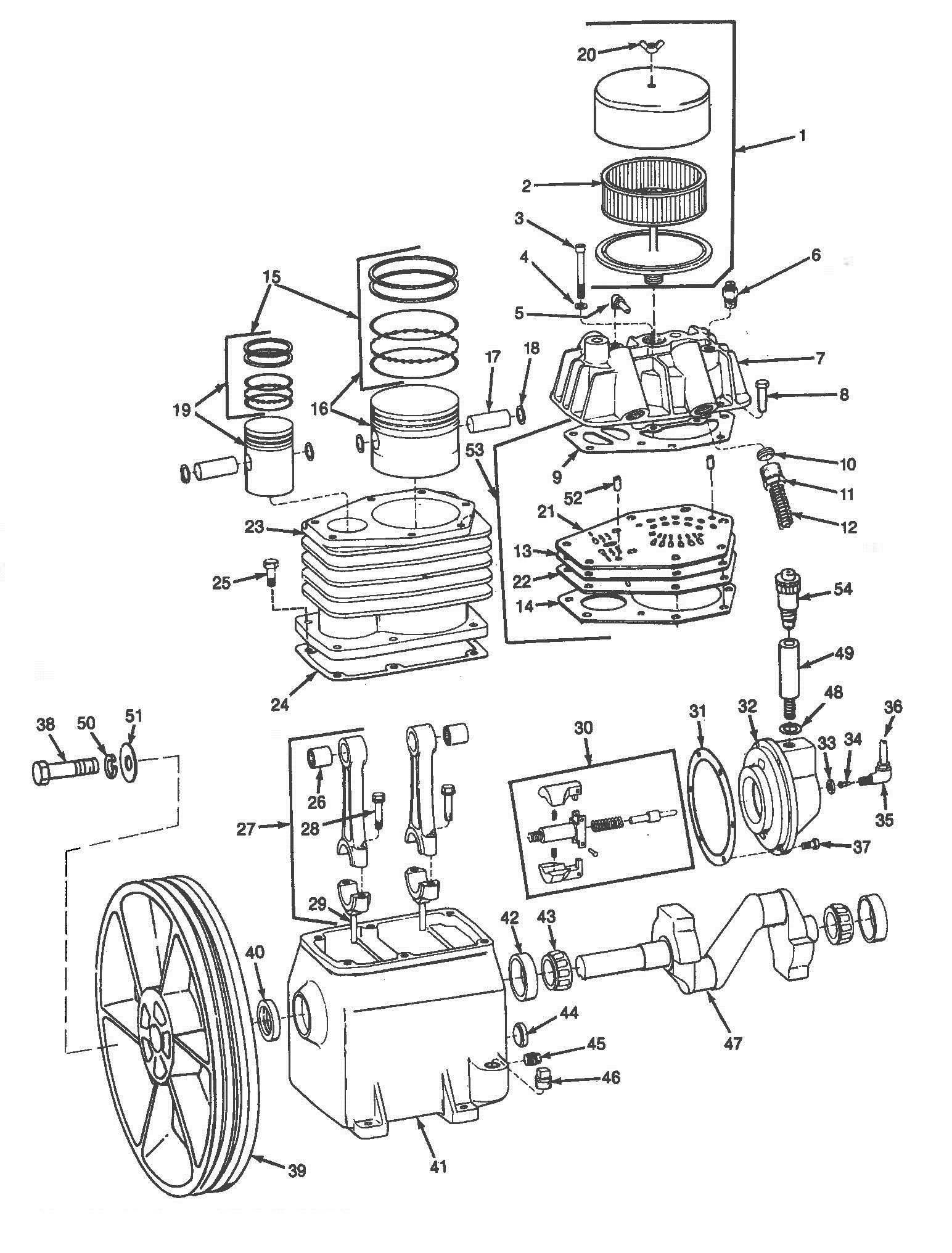 Speed Air Compressor Parts