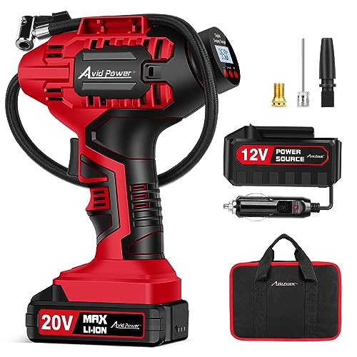 Avid Power Tire Inflator Air Compressor