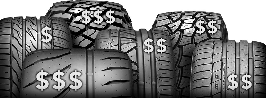 How Much are New Tires for a Car