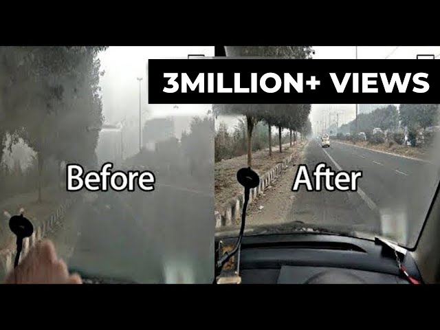 How to Clean Car Front Glass Fog