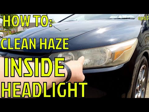How to Clean Car Headlight Glass Inside