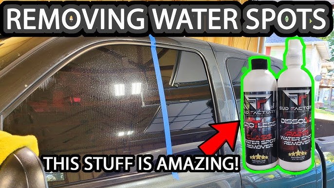 How to Clean Water Spots off Car Glass