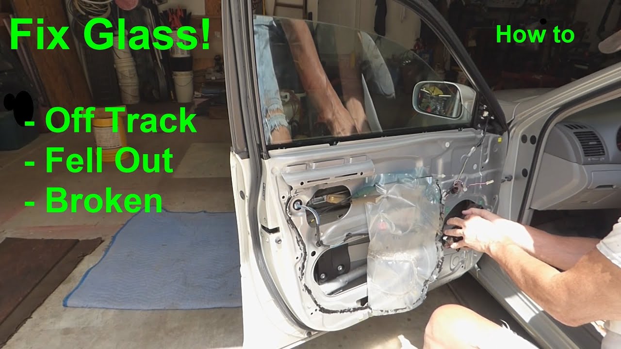 How to Get Glass Out of Car