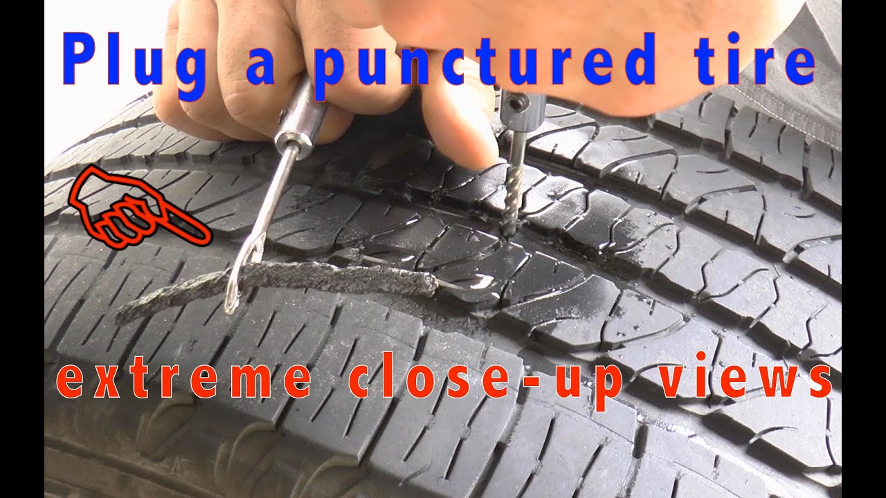 How to Plug a Car Tire