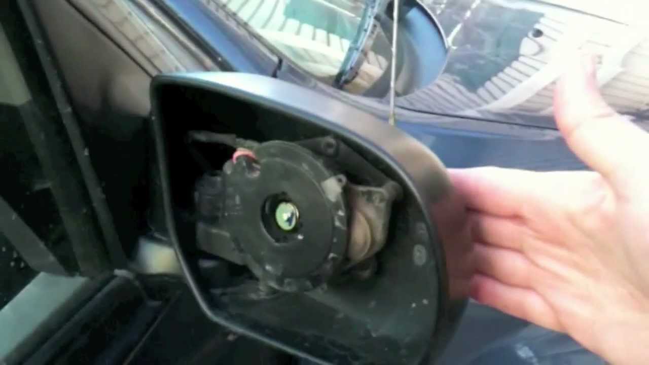 How to Put Side Mirror Glass Back on Car