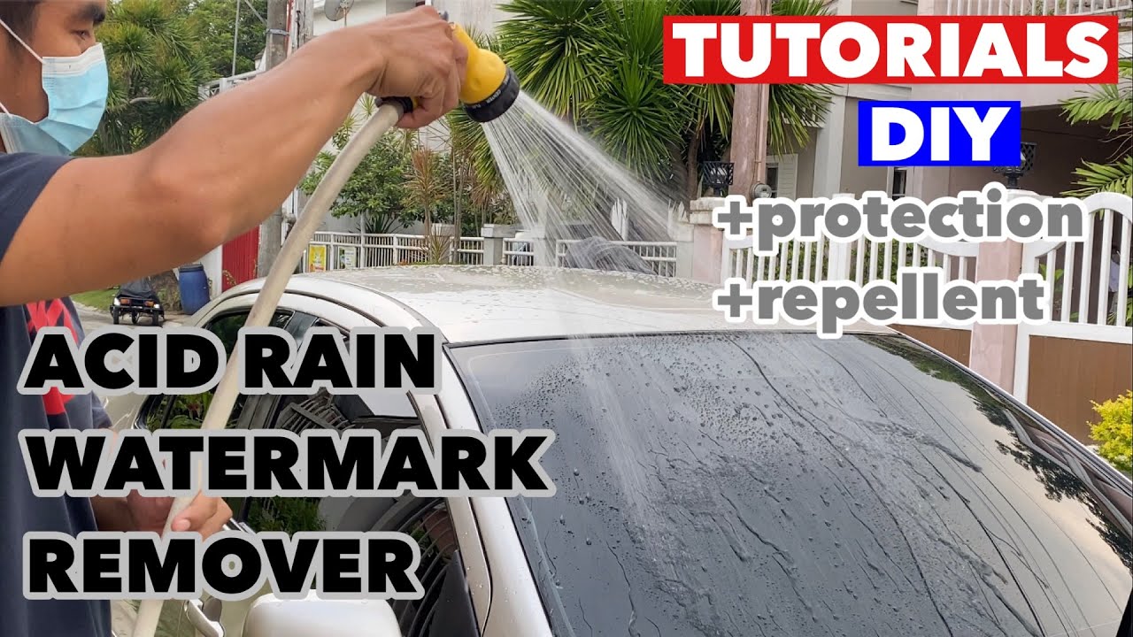 How to Remove Acid Rain from Car Glass