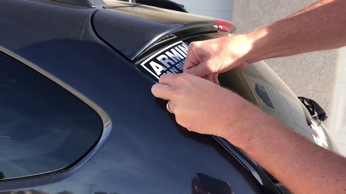 How to Remove Car Decals from Glass