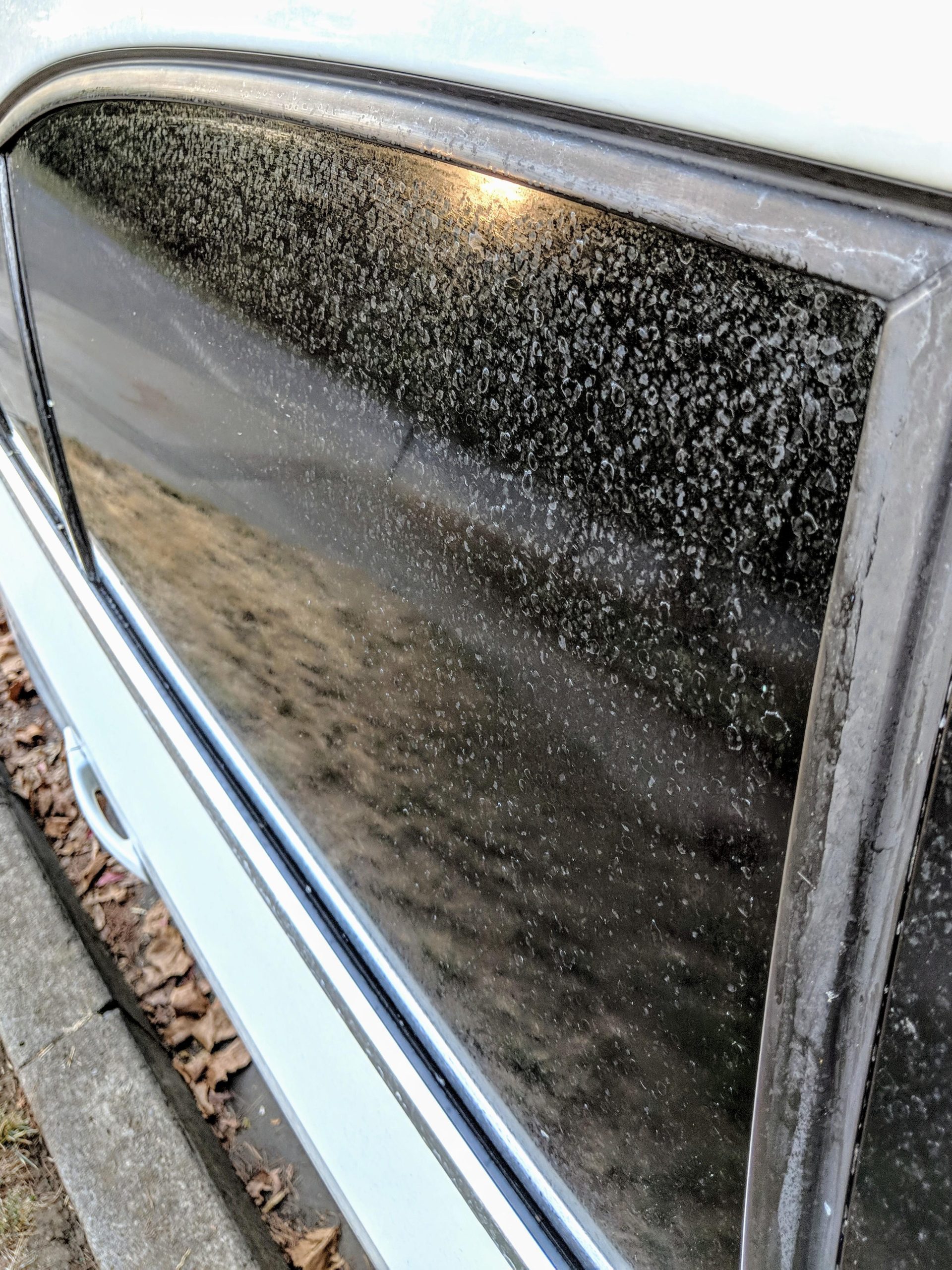How to Remove Hard Water Stains from Car Glass