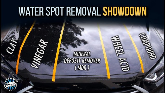 How to Remove Water Spots from Car Glass