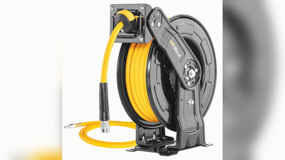 Air Compressor With Retractable Hose